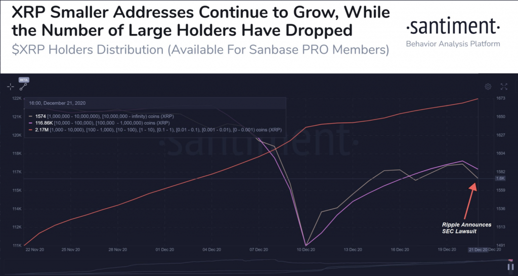 XRP 고래가 동전을 버리고 있습니까?