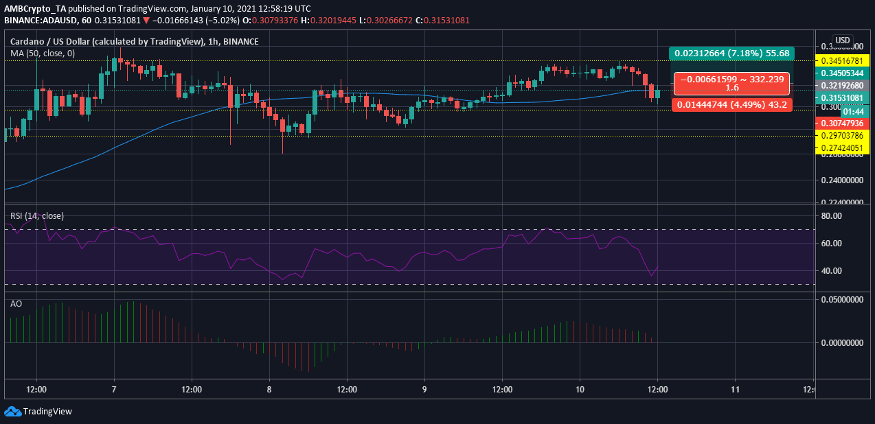 Cardano 가격 분석 : 1 월 10 일