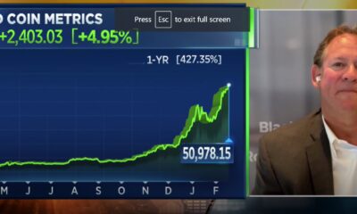 자산 관리자 BlackRock, 비트 코인 시장에서 '대기 시작'