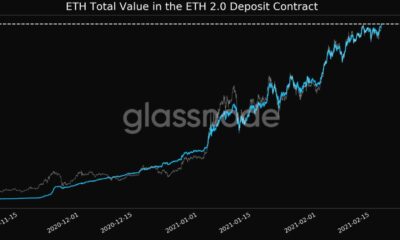 Ethereum 2.0 예금 계약의 총 가치가 새로운 ATH로 상승