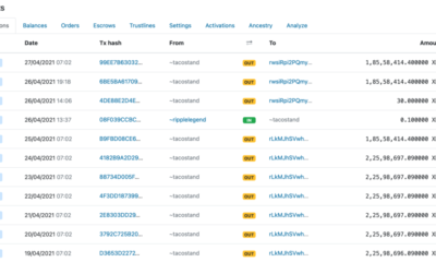 XRP 전 리플 CTO가 또 다른 덤핑을 마친 후 남은 양입니다.