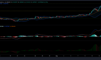 Cardano, Bitcoin 및 Dogecoin 가격 분석: 8월 15일