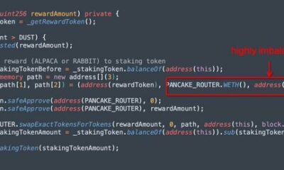 Binance Smart Chain DeFi 프로토콜 PancakeHunny가 플래시 대출 공격을 받음
