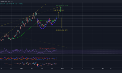 컵 및 핸들 브레이크아웃 후 100% 상승을 위한 Litecoin 버팀대