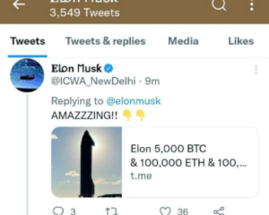 인도: 3개의 기관 핸들 해킹, 암호 홍보를 위해 'Elon Musk'로 이름 변경