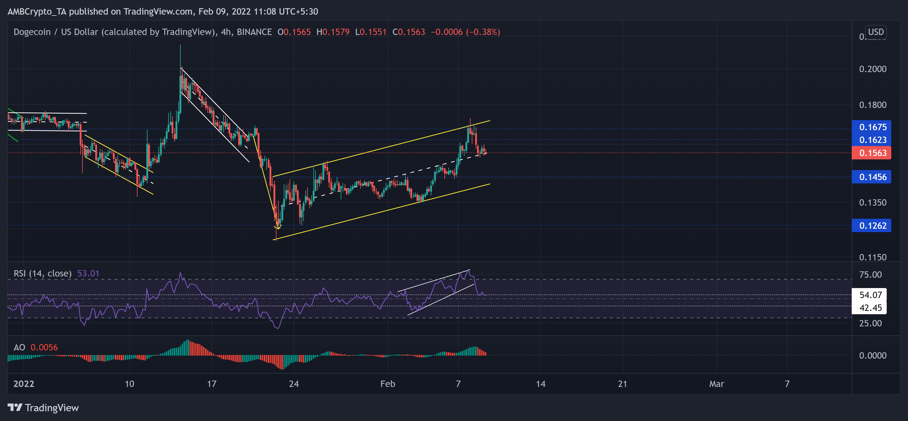 Dogecoin, Tezos, EOS 가격 분석: 2월 9일