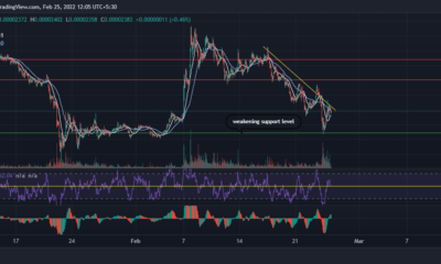 SHIB, LINK 및 Uniswap 가격 분석: 2월 25일