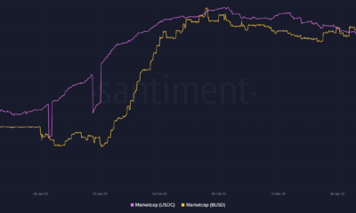 USD 코인으로 격렬한 테라파이 전쟁 [USDC] 및 바이낸스 USD [BUSD] 그것을 밖으로 전투
