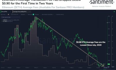 이더리움의 거래 수수료는 $0.90 아래로 떨어졌지만 여기에 문제가 있습니다.