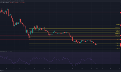 ZCash는 $56을 저항으로 다시 테스트합니다. 여기에 지원으로 사용할 수 있는 몇 가지 Fib 확장 수준이 있습니다.