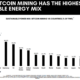BTC 마이닝, 지속 가능한 에너지는 투자자에게 낙관적인 통계를 제공합니다.