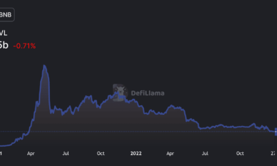 BNB 체인, DeFi 프로젝트에서 두 번째로 선호되는 블록체인으로 2022년 마감