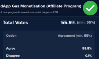 dApp 가스 수익화에 대한 Fantom 투표 결과