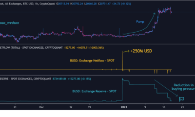 Bitcoin stablecoin 유입 및 준비금