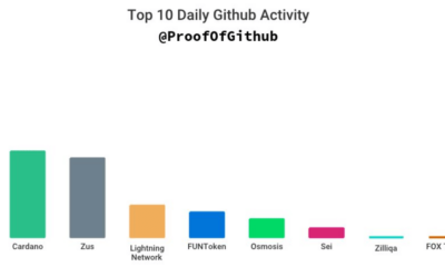 Cardano GitHub 개발 활동