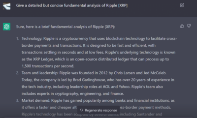 SEC-Ripple 소송 후 ChatGPT XRP의 가격 예측을 물어보니…
