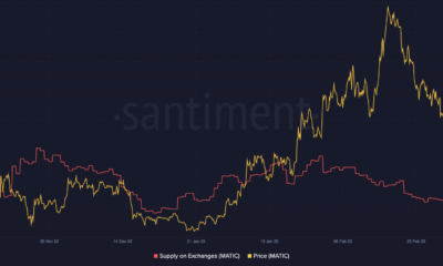 MATIC 가격 및 거래소 공급