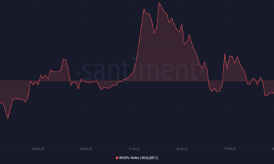 BTC 30일 MVRV