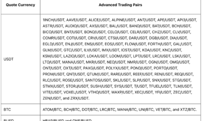 Binance.US는 이러한 거래 쌍을 제거합니다.  OTC 거래 포털 일시 중지