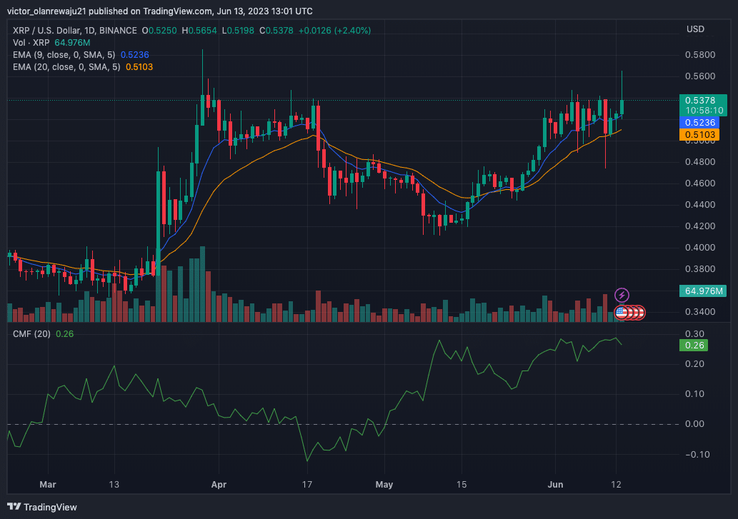 리플 [XRP] 가격 행동