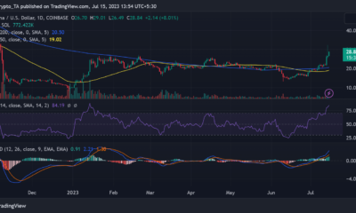 SOL/USD 가격 움직임