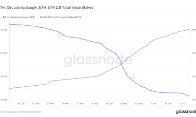 거래자들이 이 결과를 기대함에 따라 ETH 스테이킹이 새로운 최고치를 기록했습니다.