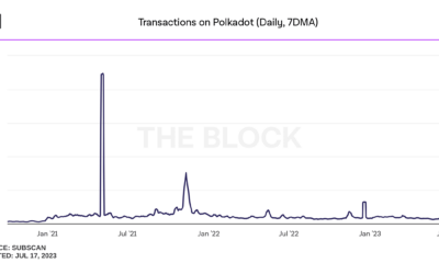 Polkadot 일일 거래
