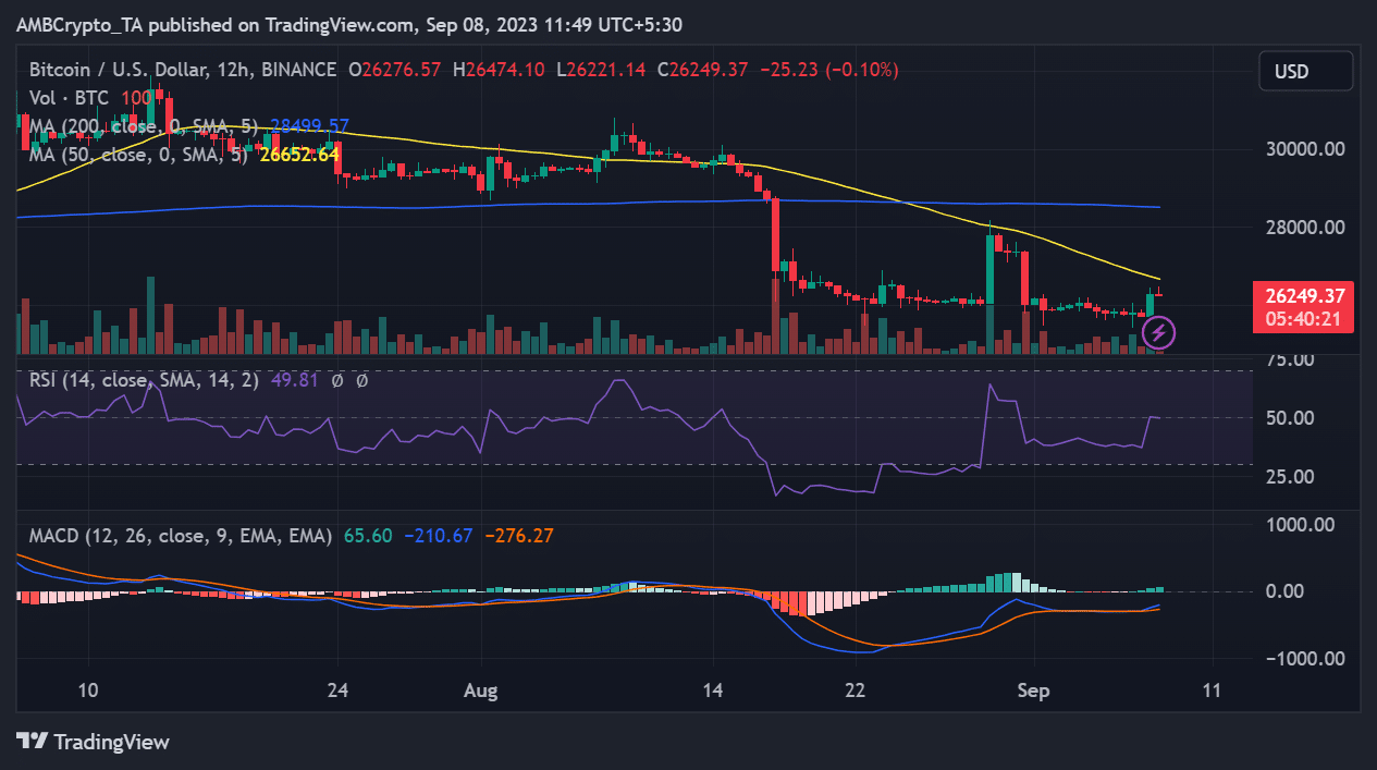 BTC/USD 가격 추세