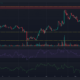 어두운 배경의 Chainlink 가격 차트
